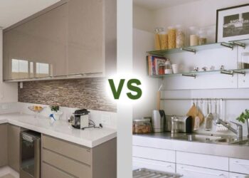 Cabinets vs. Open Shelving – Which is better for your kitchen